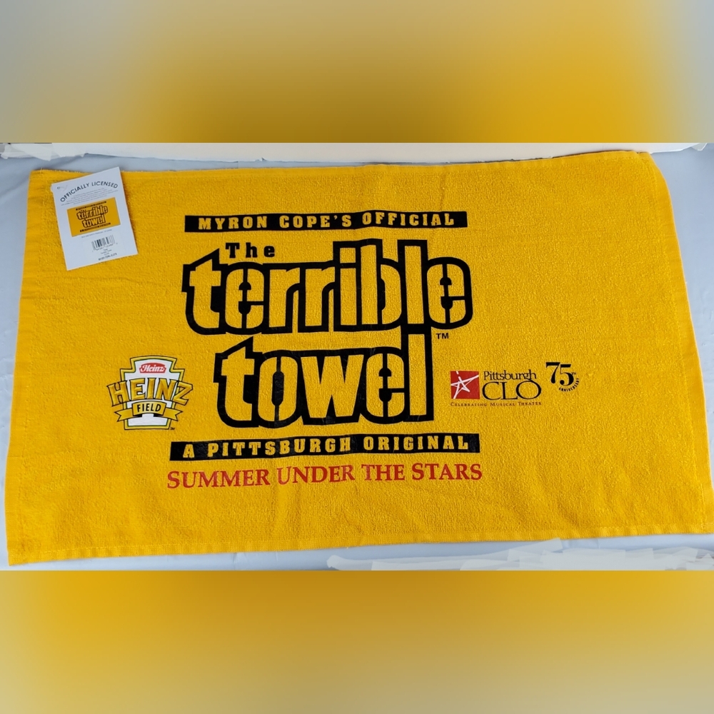 Pittsburgh Steelers Terrible Towel Summer Under Stars 75th Anniversary - NWT